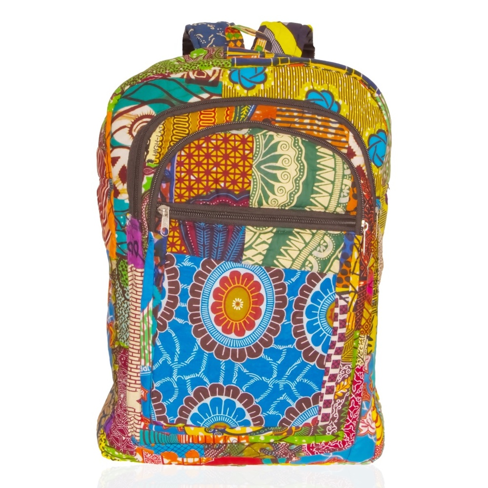 Multi-Print African Backpack